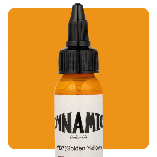 Dynamic Golden Yellow Tattoo Ink - 1oz. Bottle