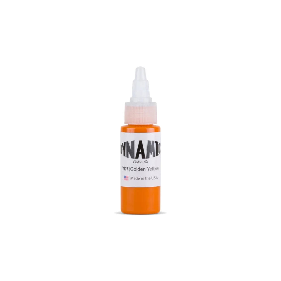 Dynamic Golden Yellow Tattoo Ink - 1oz. Bottle
