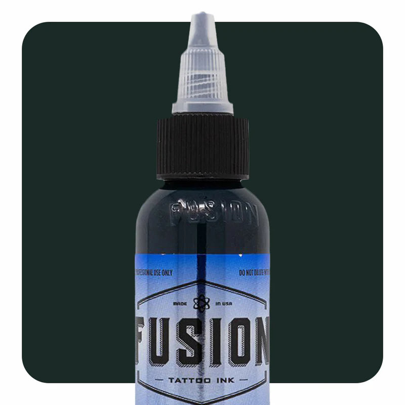 Gradient Green with Yellow 4-Pack — Fusion Tattoo Ink — 1oz