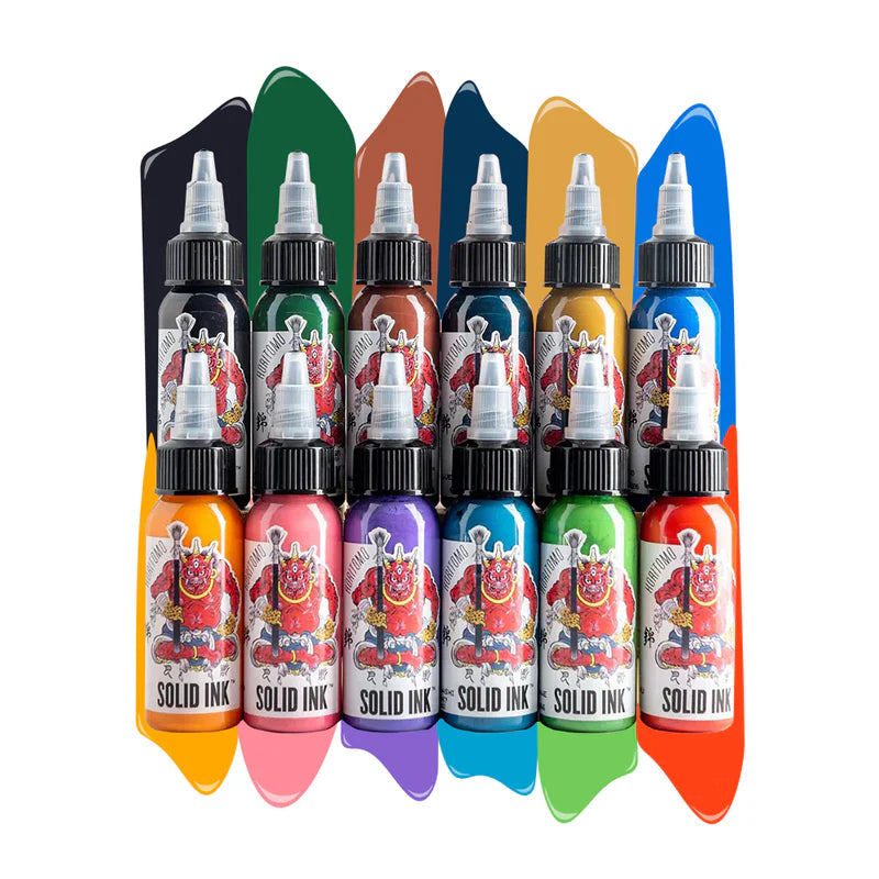 Solid Ink - Horitomo 12 Color Set 1oz Bottles