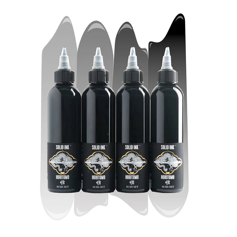 Solid Ink - Horitomo 4 Bottle Sumi Set - Pick Size