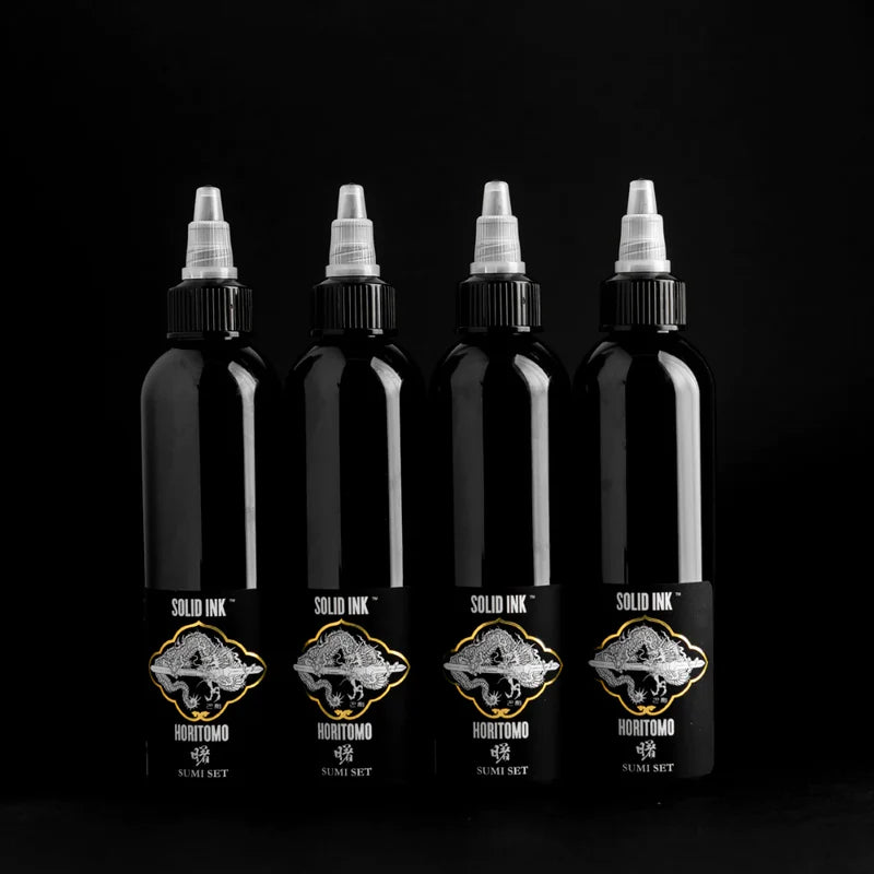 Solid Ink - Horitomo 4 Bottle Sumi Set - Pick Size