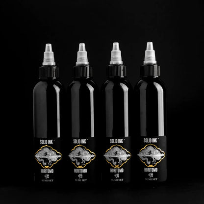 Solid Ink - Horitomo 4 Bottle Sumi Set - Pick Size