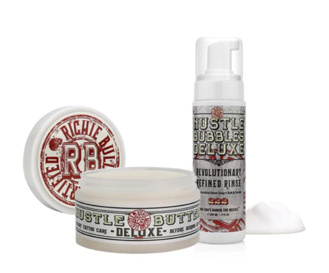 Hustle Bubbles 7oz Bottle with 5oz Tub Hustle Butter Deluxe Bundle