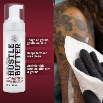 Hustle Bubbles 7oz Bottle with 5oz Tub Hustle Butter Deluxe Bundle