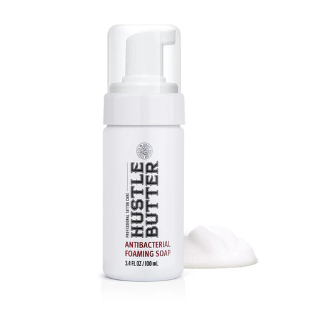 Hustle Bubbles Deluxe Foamer Antimicrobial Soap — 3.4oz — Single or Case of 12