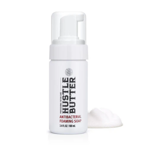Hustle Bubbles Deluxe Foamer Antimicrobial Soap — 3.4oz — Single or Case of 12