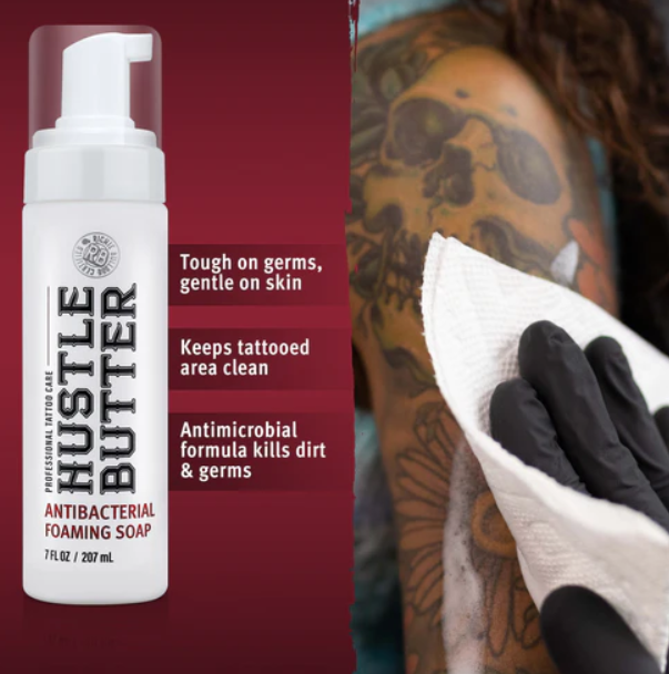Hustle Bubbles Deluxe Foamer Antimicrobial Soap — 7oz — Single or Case of 12