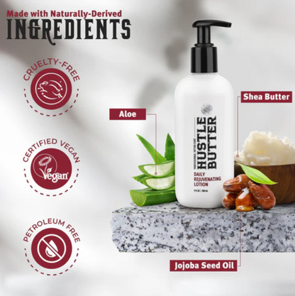 Hustle Butter Daily Rejuvenating Lotion — Single or Case of 12