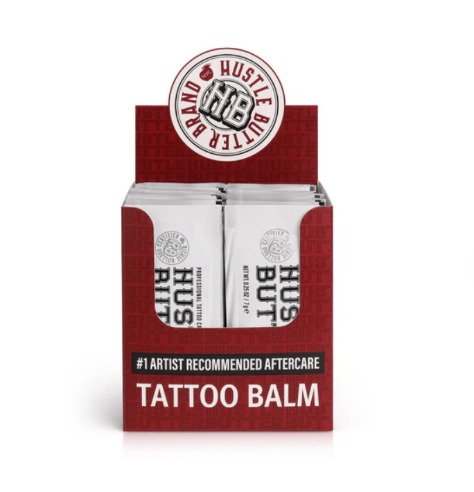 Hustle Butter Deluxe Tattoo Aftercare — 0.25oz Sample Packets — Single or Case of 50