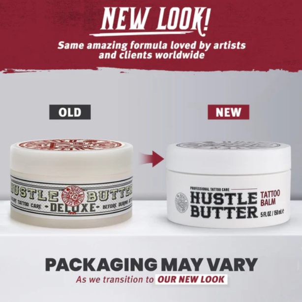 Hustle Butter Deluxe Tattoo Aftercare — 5oz — Single or Case of 24