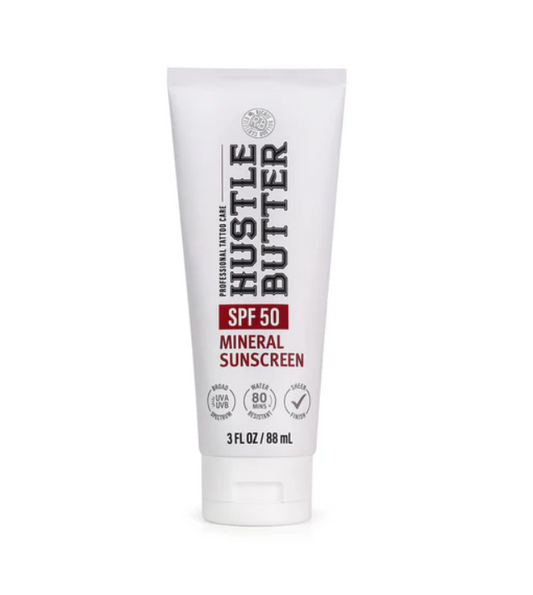 Hustle Butter Mineral Sunscreen Lotion — SPF 50 — Single or Case of 12