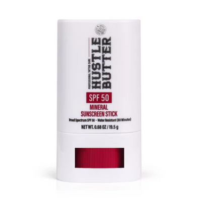 Hustle Butter Mineral Sunscreen Stick — SPF 50 — Single or Case of 12