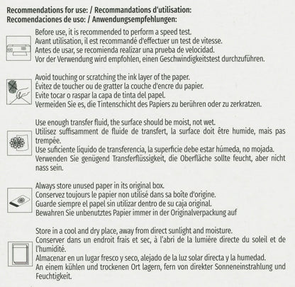 Kores Tattoo Stencil Transfer Paper — 100 Sheets — Pick Size