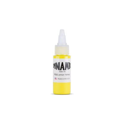 Dynamic Lemon Yellow Tattoo Ink - 1oz. Bottle