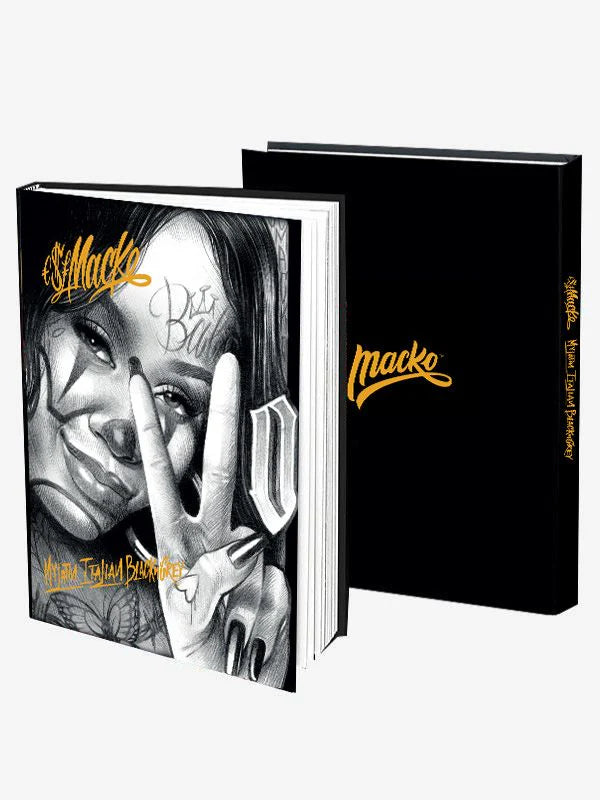 €$£ Macko. My Latin Italian Black’N'Grey — Hardcover Book