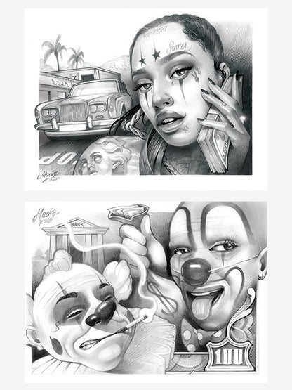 €$£ Macko. My Latin Italian Black’N'Grey — Hardcover Book