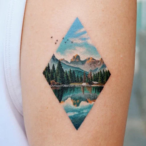 Mario's Light Blue Tattoo Ink