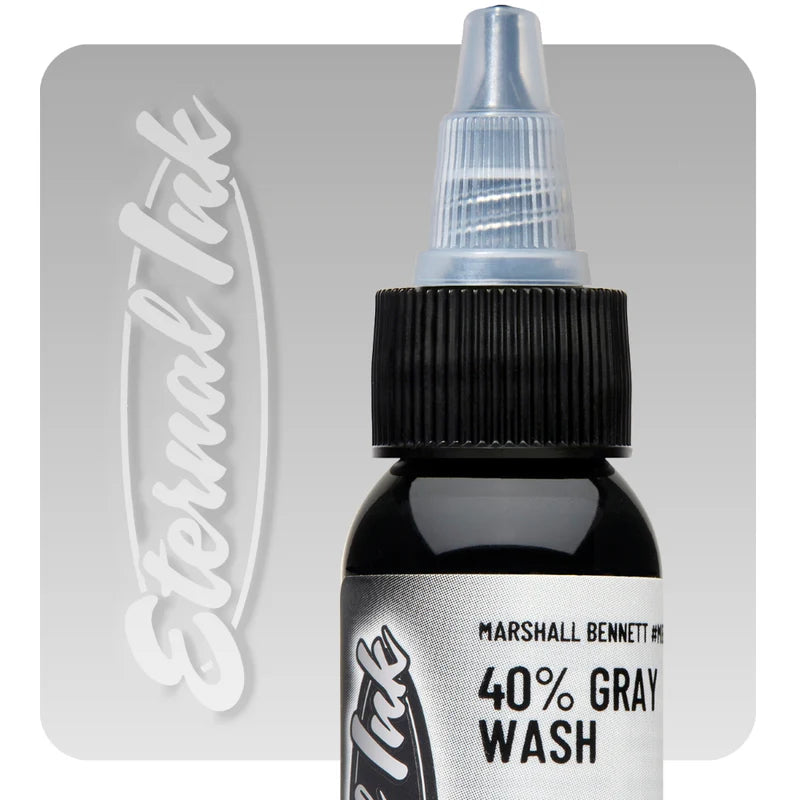 Eternal Tattoo Ink - Marshall Bennett 40% Gray Wash