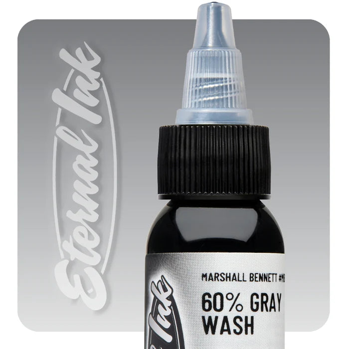 Eternal Tattoo Ink - Marshall Bennett 60% Gray Wash
