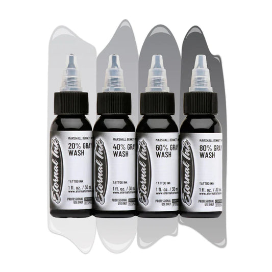 Eternal Tattoo Ink - Marshall Bennett Gray Wash Set of 4