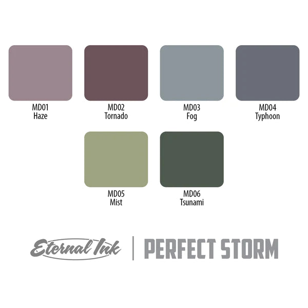 Eternal Tattoo Ink - Mike Devries Perfect Storm Set