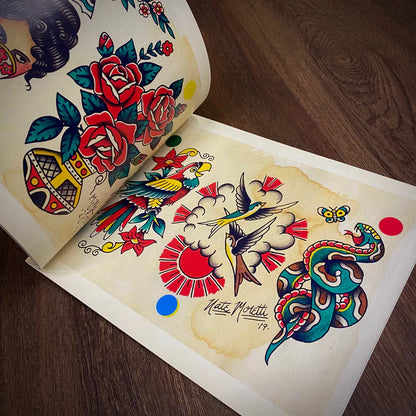 Nate Moretti Traditional Tattoo Book — Softcover Book
