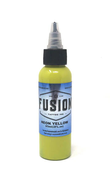 Neon Yellow — Fusion Tattoo Ink — Pick Size