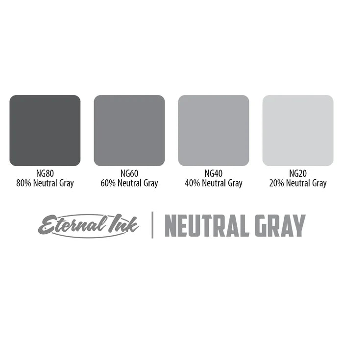 Eternal Ink - Neutral Opaque Set - Four 1oz. Bottles