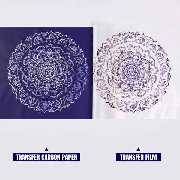 OZER HD Tattoo Transfer Paper - Premium Transparent Template Paper Effortlessly Transfer Tattoos Compatible with Tattoo Supplies Suitable for Beginners and Professionals