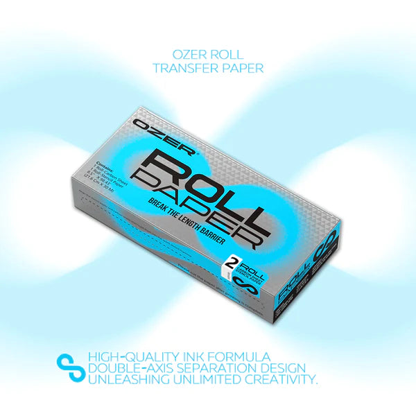 OZER Roll Paper Tattoo Transfer Paper 8.5Inch X 98.43Feet Roll Stencil Transfer Paper for Tattooing for Tattoo Artist