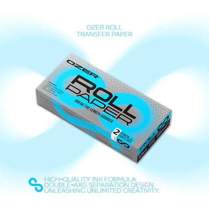 OZER Roll Paper Tattoo Transfer Paper 8.5Inch X 98.43Feet Roll Stencil Transfer Paper for Tattooing for Tattoo Artist