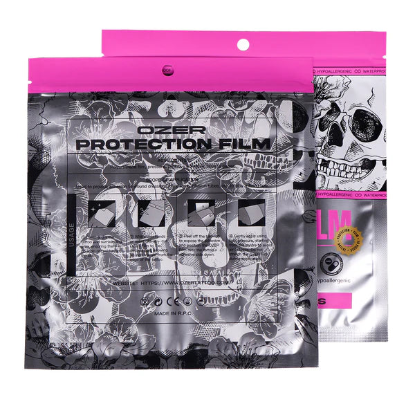 OZER Tattoo Care Film, Transparent Waterproof Dressing, Hypoallergenic Protective Adhesive Dressing, Three Sizes Available Tattoo Care Tape to Promote Skin Healing