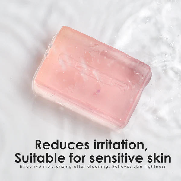 OZER Tattoo Care Soap Set - 5 Fragrances (Cucumber \ Clear Candy \ Blue Mint \ Pink Strawberry \ Purple Grape), 50g per bar, suitable for post-tattoo care and skin cleansing