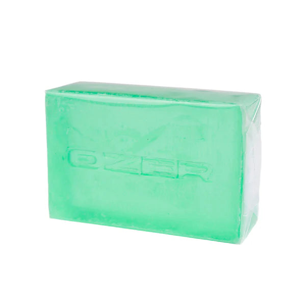 OZER Tattoo Care Soap Set - 5 Fragrances (Cucumber \ Clear Candy \ Blue Mint \ Pink Strawberry \ Purple Grape), 50g per bar, suitable for post-tattoo care and skin cleansing