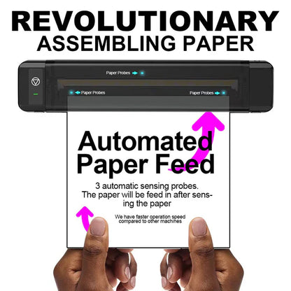 OZER Tattoo Stencil Printer Wireless Bluetooth Thermal Tattoo Printer, Suitable for Professional Tattoo Artists and Beginners, Compatible with Phone/Tablet/PC