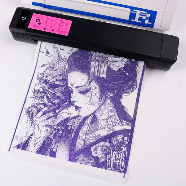 OZER Tattoo Transfer Paper 25 sheets or 100 sheets Optional tattoo template paper A4 size Thermal printer template paper For tattoo artists