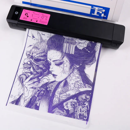 OZER Tattoo Transfer Paper 25 sheets or 100 sheets Optional tattoo template paper A4 size Thermal printer template paper For tattoo artists