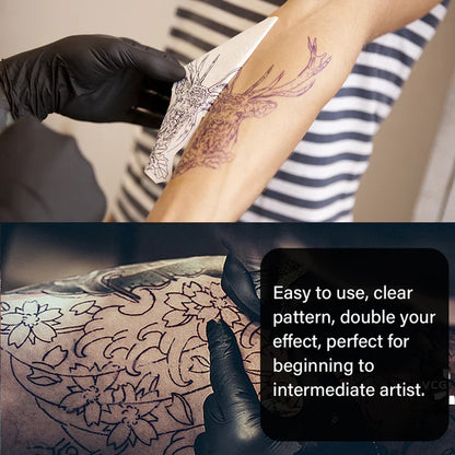 OZER Tattoo Transfer Paper 25 sheets or 100 sheets Optional tattoo template paper A4 size Thermal printer template paper For tattoo artists