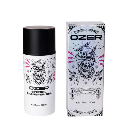 OZER Transfer Gel Tattoo specific transfer gel with a press top cap Delivers sharp detail and outstanding transfer results Ideal for tattoo artists and enthusiasts Tattoo accessories