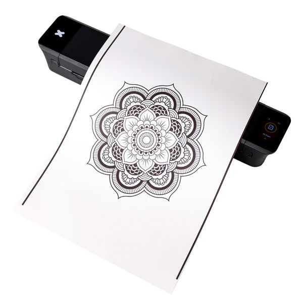 OZER X Tattoo Transfer Paper 100 high quality template sheets four layer heat transfer paper Suitable for detailed pattern design A4 size drawing paper Suitable for beginners or artists Applicable to tattoo products