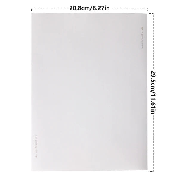 OZER X Tattoo Transfer Paper 100 high quality template sheets four layer heat transfer paper Suitable for detailed pattern design A4 size drawing paper Suitable for beginners or artists Applicable to tattoo products