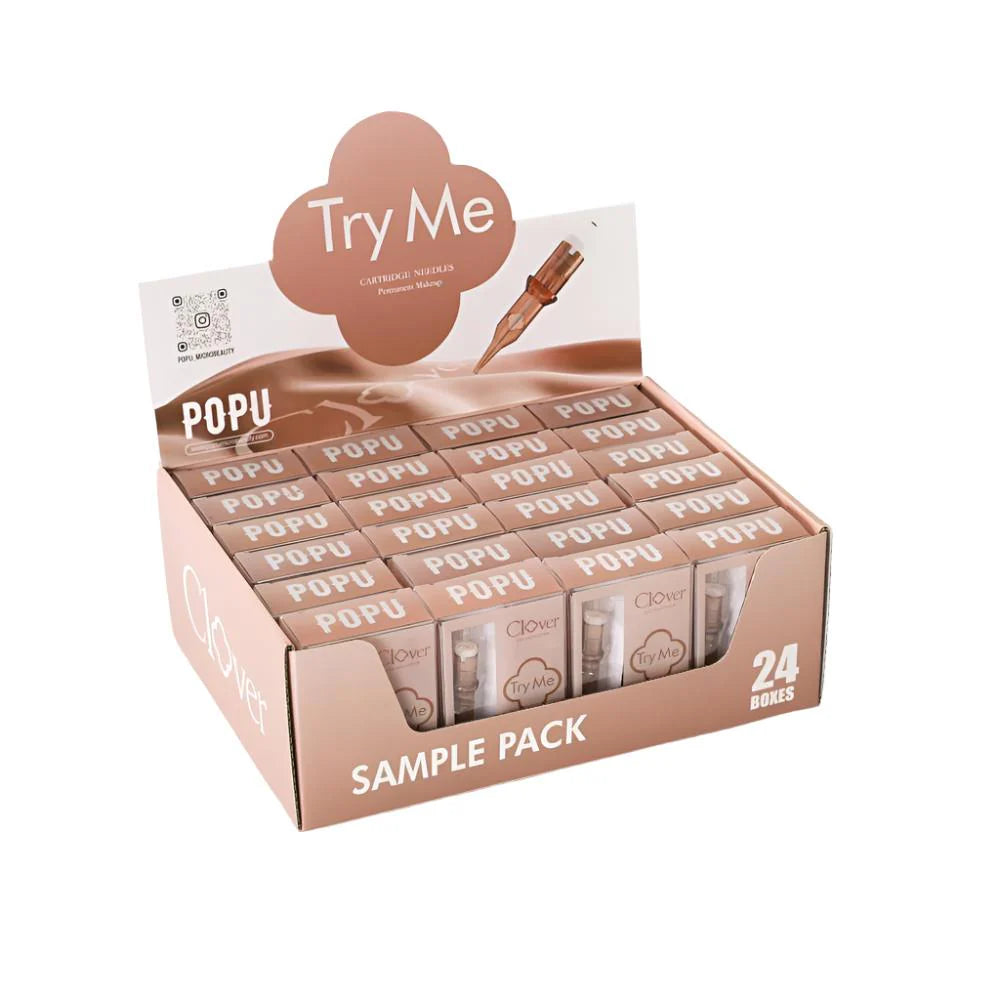 POPU Clover PMU Needles Sample Pack (24 Boxes)