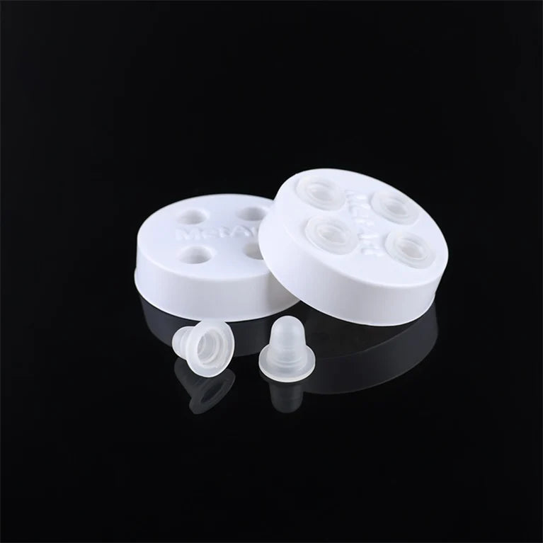 POPU Disposable Soft Silicone Ink Cups & Disposable Ink Cup Holder