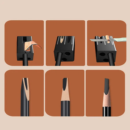 POPU Flat Eyebrow Pencil Sharpener