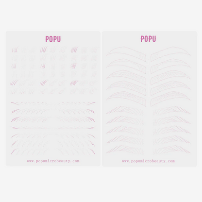 POPU New Double Side PMU Practice Pads 5 Sheets