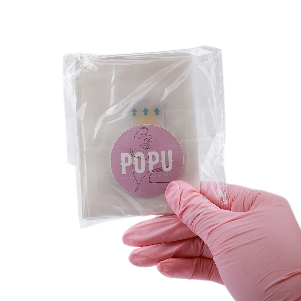 POPU PMU Mimic Eyebrow Transfer Practice Sticker