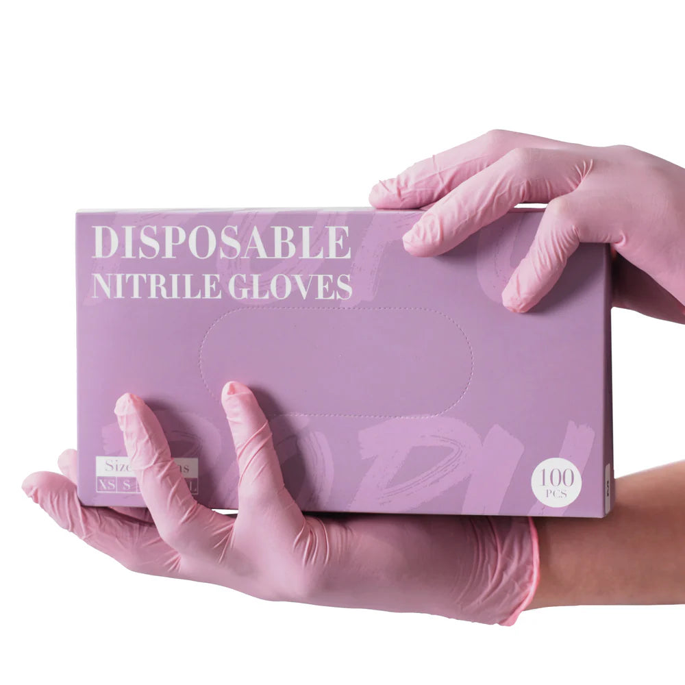POPU Permanent Makeup Disposable Nitrile Gloves（100Pcs）