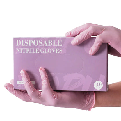 POPU Permanent Makeup Disposable Nitrile Gloves（100Pcs）