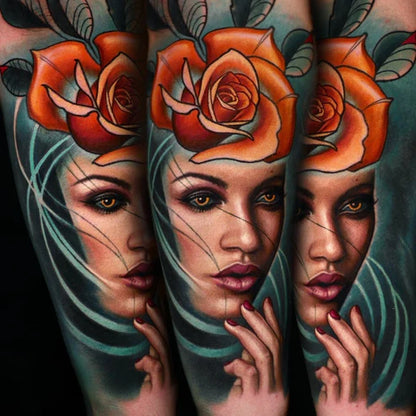 Peach Tattoo Ink